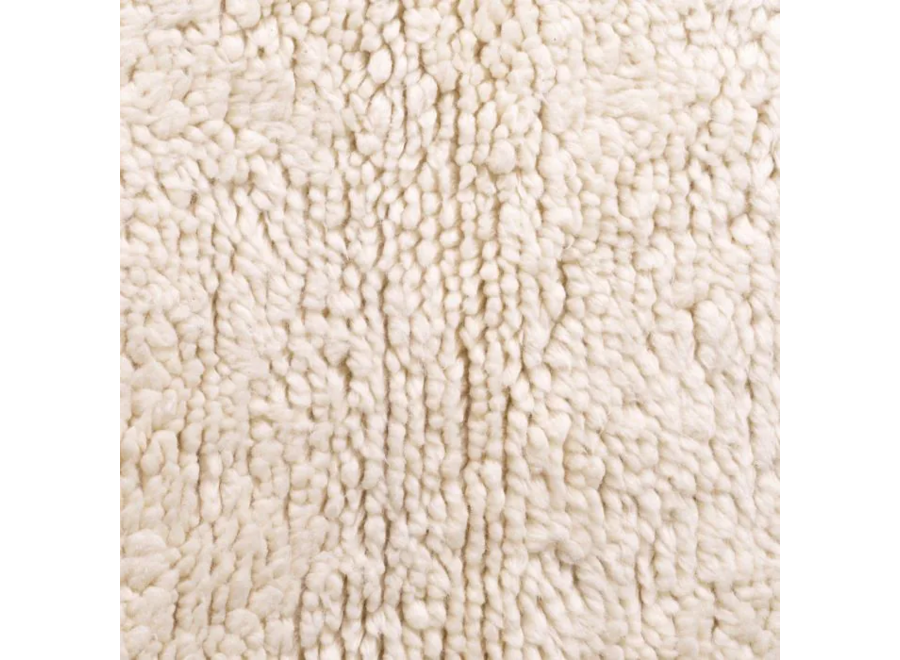 Sample 60 x 60 cm Carpet: 'Oscar' - White