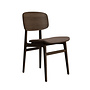 Dining chair NY11 Dark smoked oak - Leather