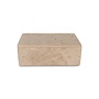 Bewaardoos 'Herning' Travertine - M