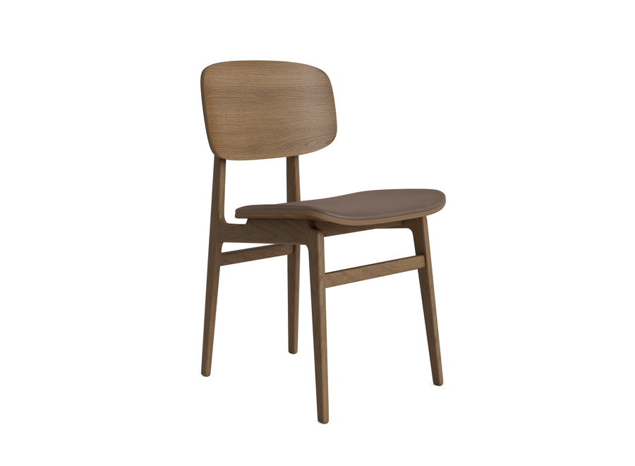 Dining chair NY11 Light smoked oak  - Leather