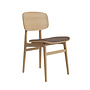 Dining chair NY11 Natural oak - Leather