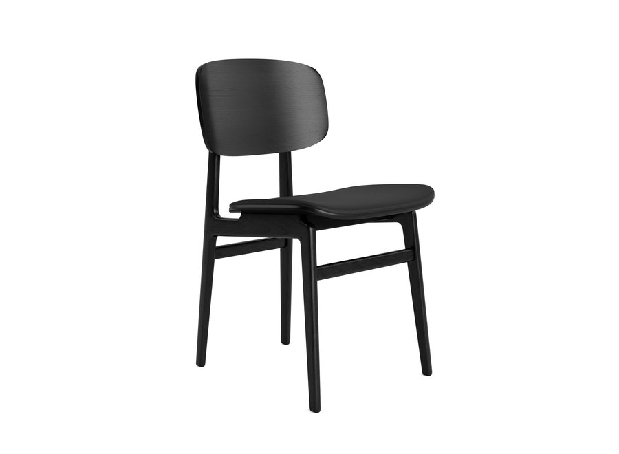 Dining chair NY11 Black oak - Leather