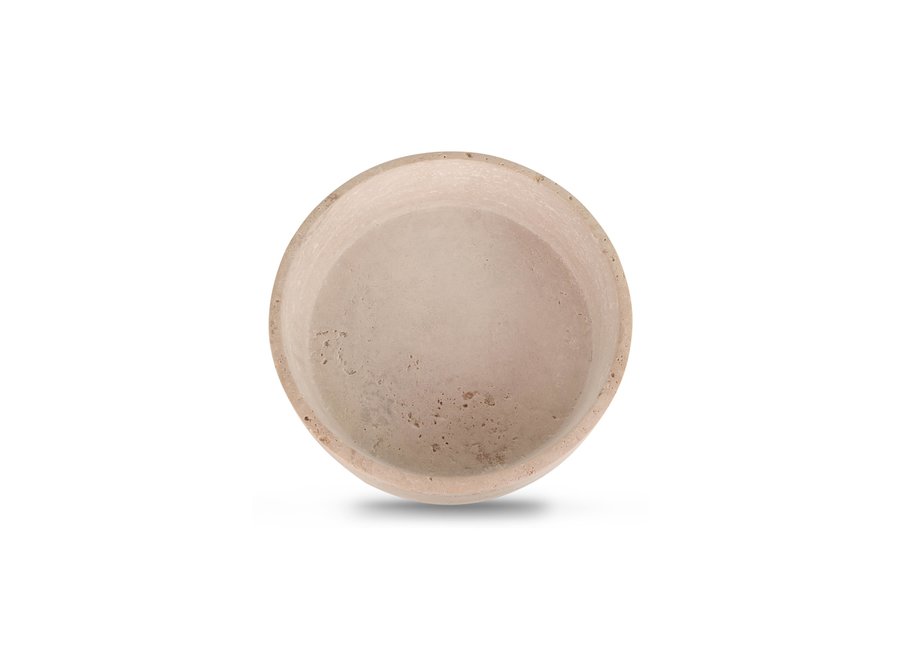 Bowl 'Aarhus' Travertine - L