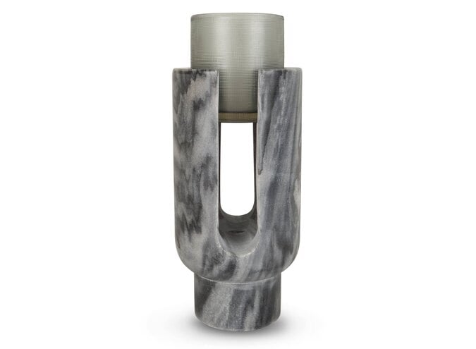 Laterne 'Horsens' Grey Marble