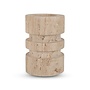 Candleholder 'Copenhagen' Travertine - L