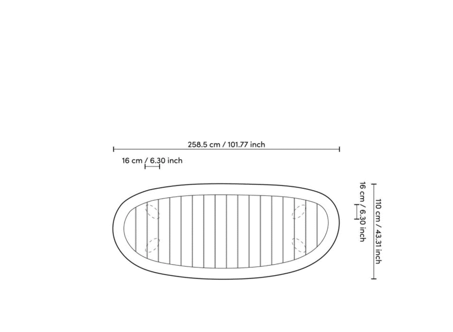 Dining table 'Free Form' - Outdoor