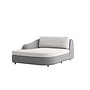 Loungeset 'Deauville' Chaiselongue links - Slate