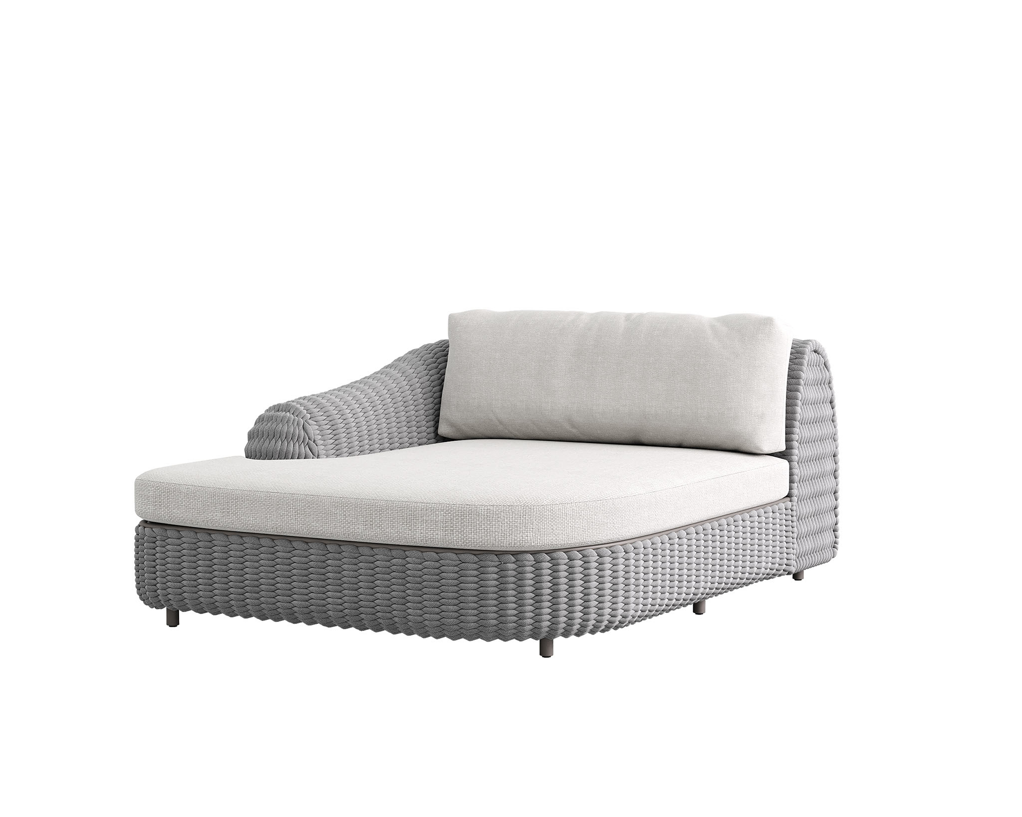 Borek chaise longue links - Slate - Wilhelmina Designs
