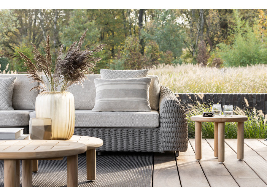 Loungeset 'Deauville' loveseat rechts - Slate