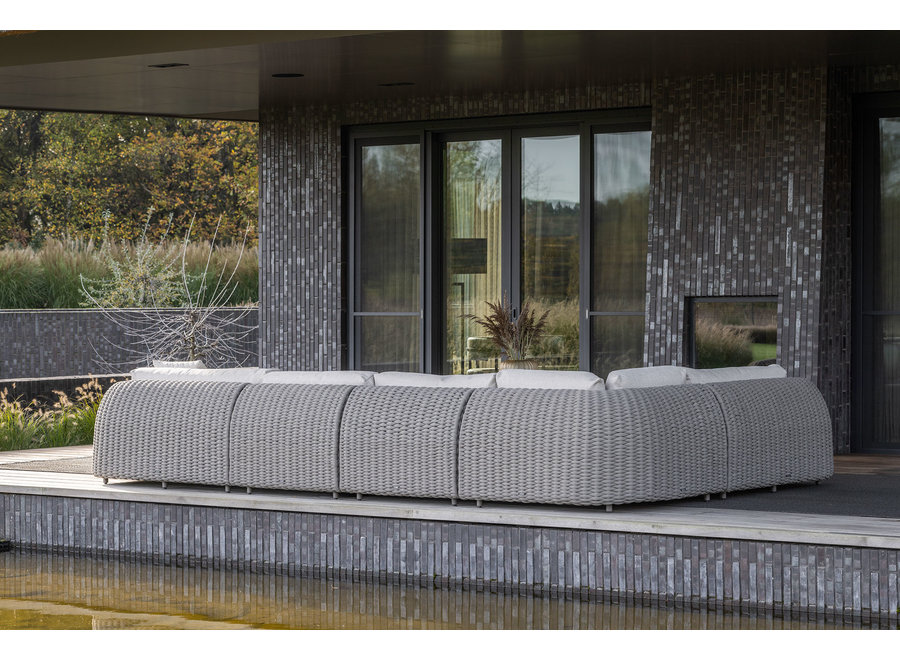 Loungeset 'Deauville' Zweiersofa rechts - Slate