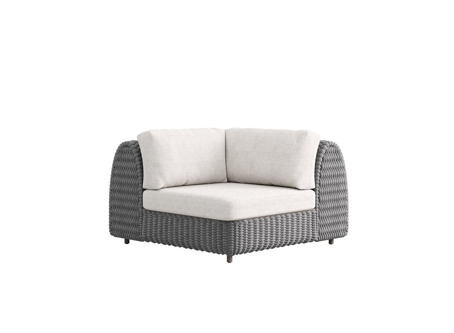 Loungeset 'Deauville' Eckmodul - Slate