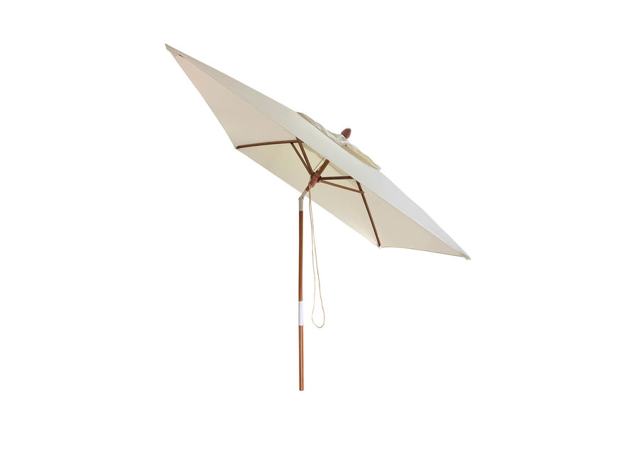 Parasol 'Enzo' 200x200 - Ecru