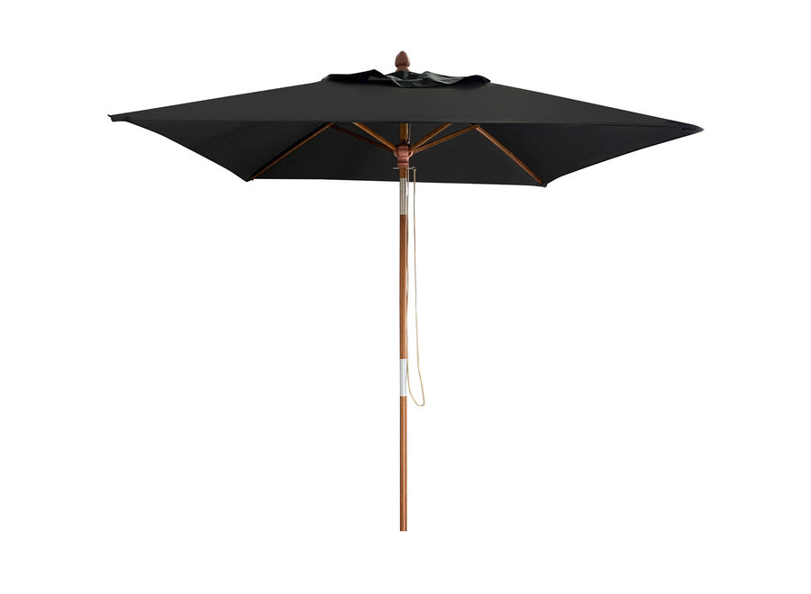 Parasol 'Enzo' 200x200 - Zwart