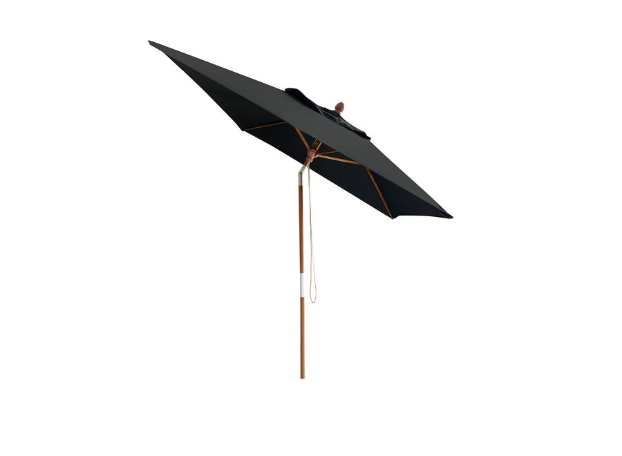 Parasol 'Enzo' 200x200 - Black