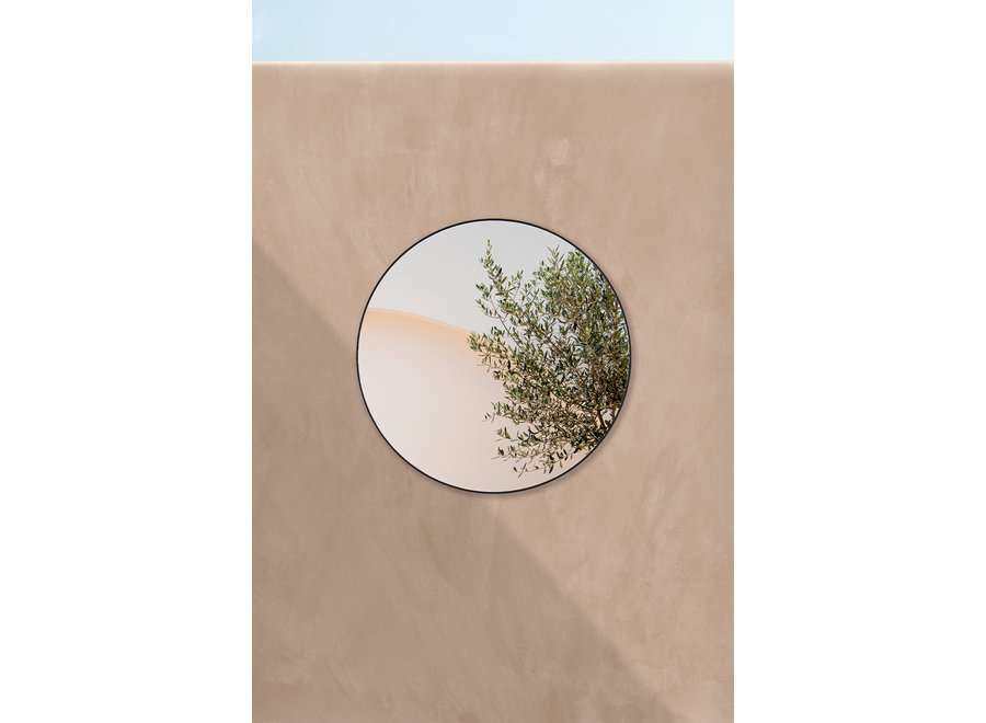 Miroir 'Hoop' Outdoor Black L Ø105