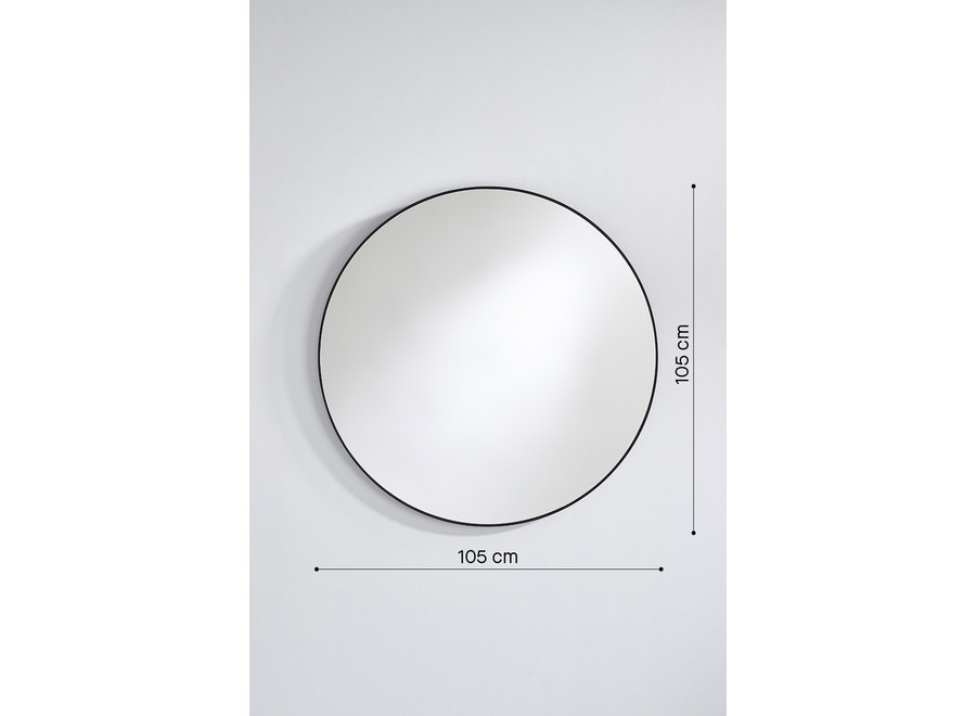 Miroir 'Hoop' Outdoor Black L Ø105