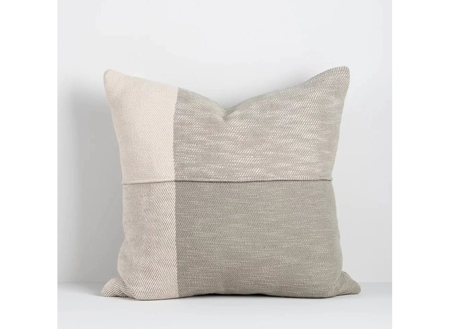 Cushion Antoine - Ivory/Grey