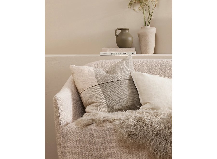 Coussin Antoine - Ivory/Grey