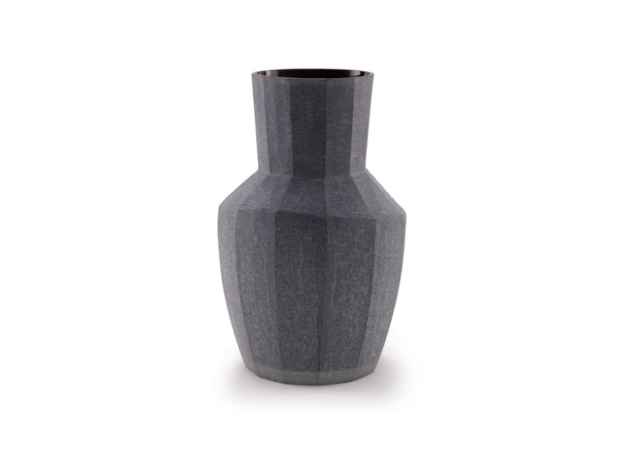 Vase 'Kunzite' L - Indigo