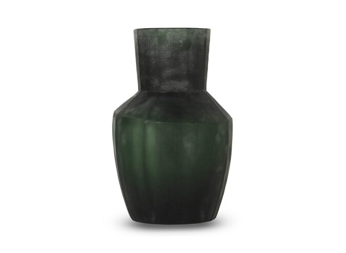 Vase 'Kunzit' L - Dark Green