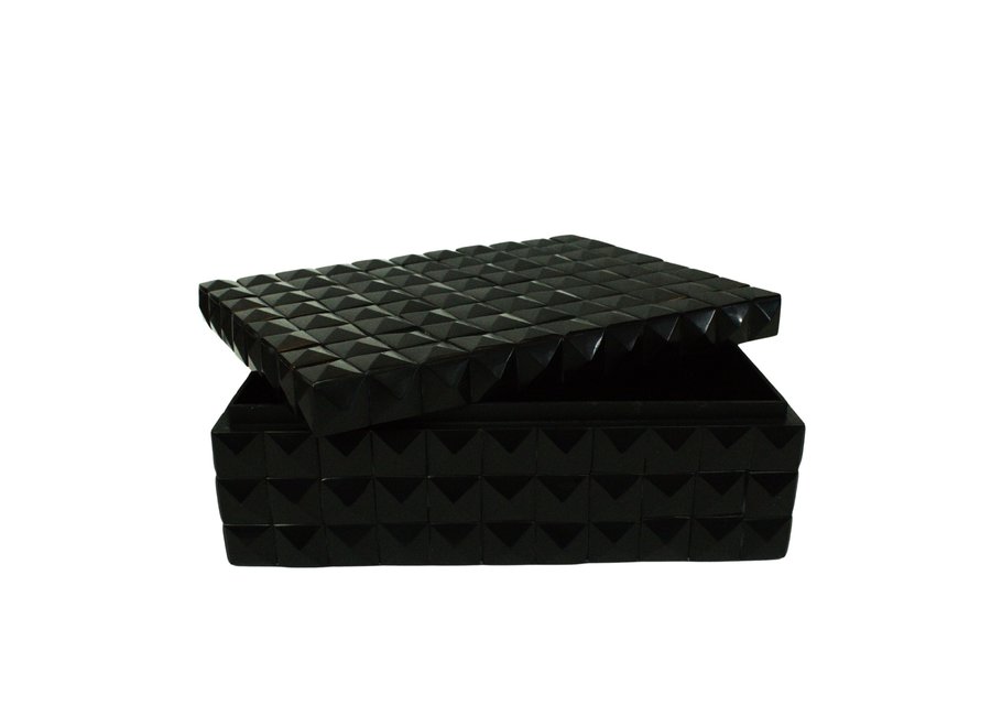 Storage box 'Studs' - Black