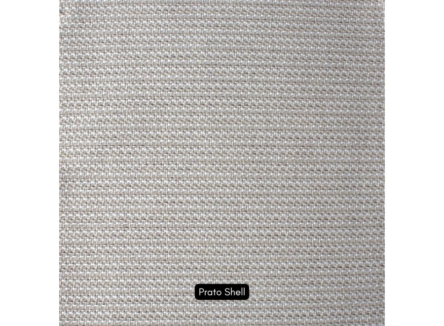 Pouf 'Baril' - Teak/Sepia grey