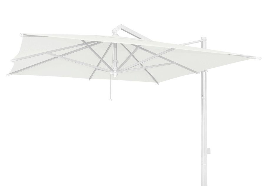 Parasol 'Rodi' 350x350 - Alu  White