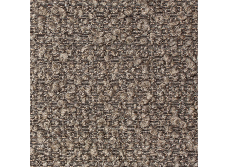 Sofa 'Lugano' - Raisa Fabric Brown