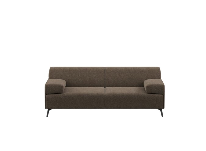 Sofa 'Lugano' - Raisa Fabric Brown