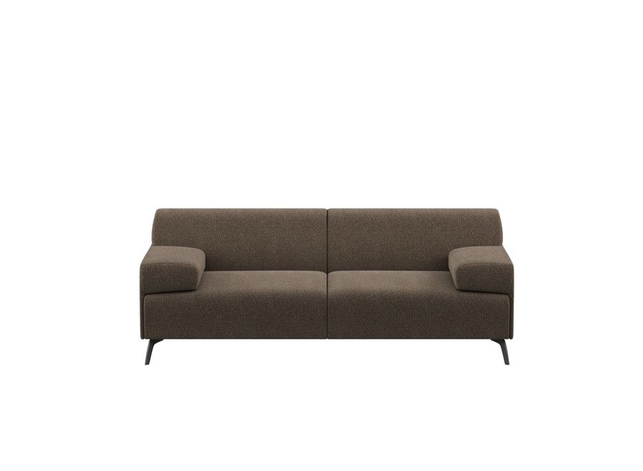 Sofa 'Lugano' - Raisa Fabric Brown