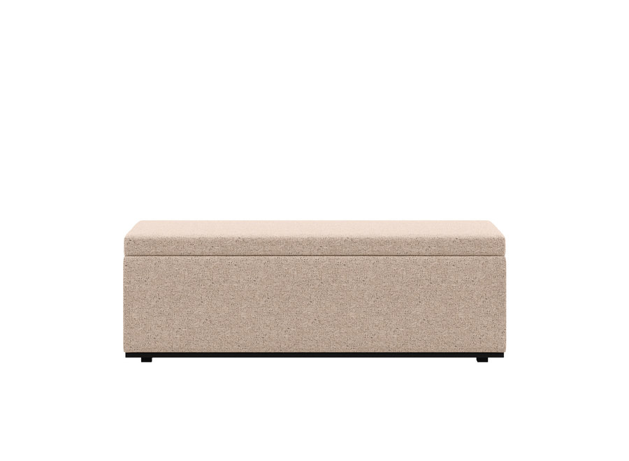 Storage bench 'Porto' - Cloud Fabric Nude