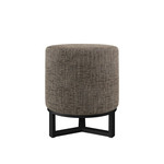 Round pouf Flynn Milton Fabric Beige Wilhelmina Designs