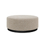 Round pouffe 'Liam' - Marmolada Fabric Sand