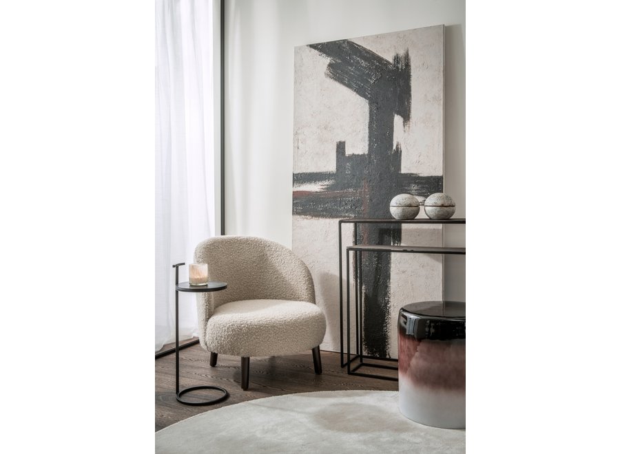 Fauteuil 'Bayron' - Marmolada Fabric Sand