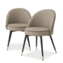 Eetkamerstoel 'Cooper' set van 2 - Beige  - OL