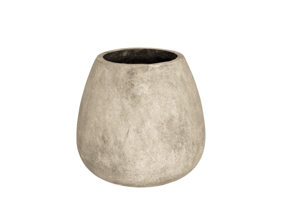 Planter 'Areca' - M  - Beige