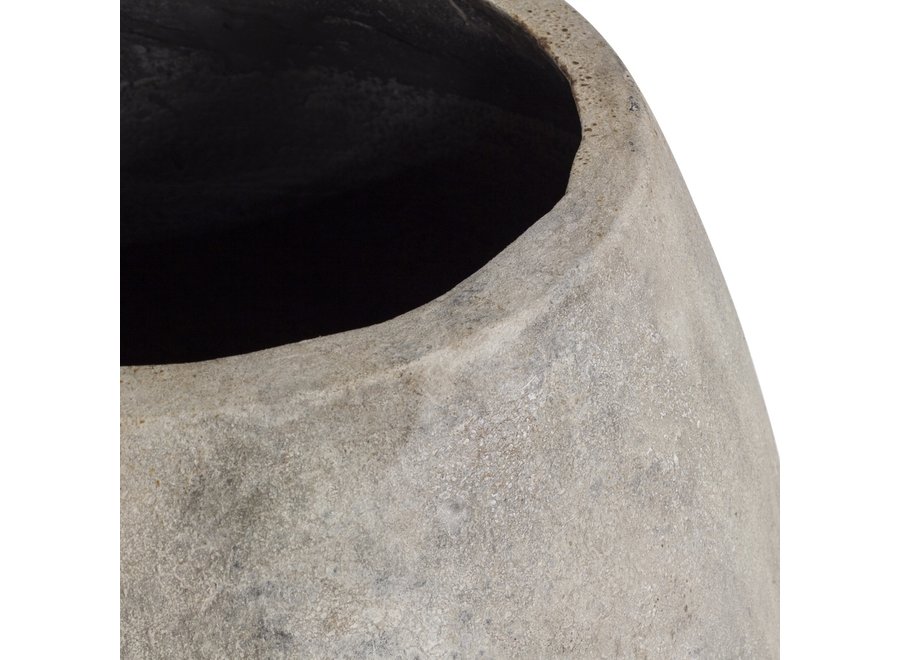 Planter 'Areca' - M - Beige