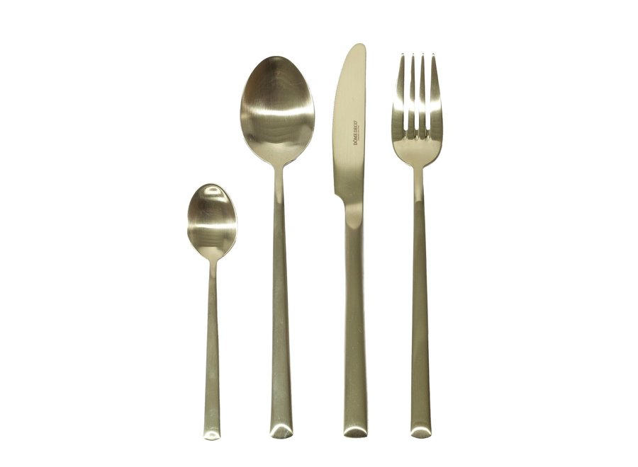 Cutlery set 'Zeno' 6-piece - Champagne