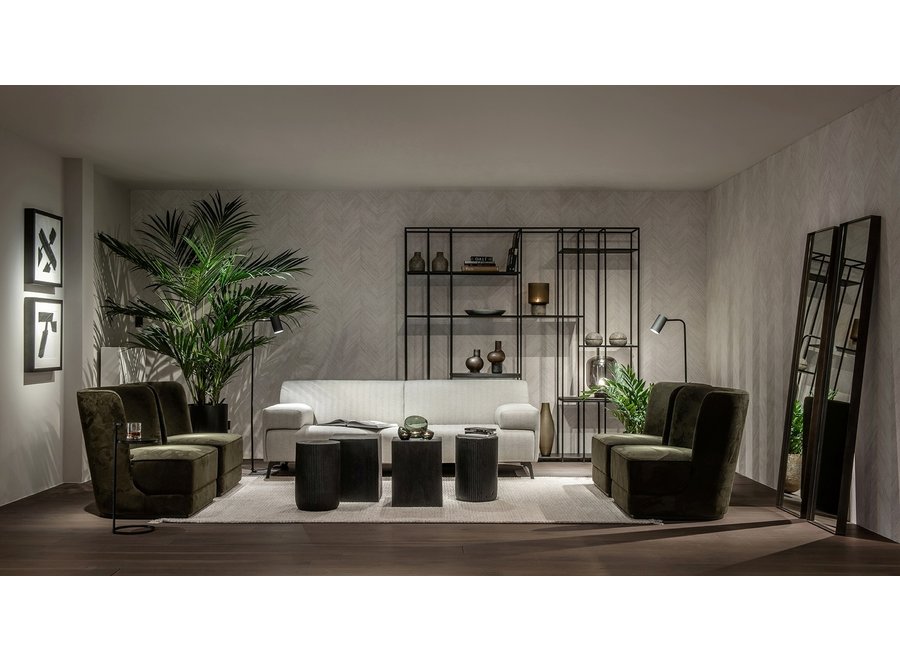 Table d'appoint ronde 'Berlin' - Black