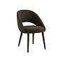 Esszimmerstuhl 'Bend' - Bloq Fabric Chocolate