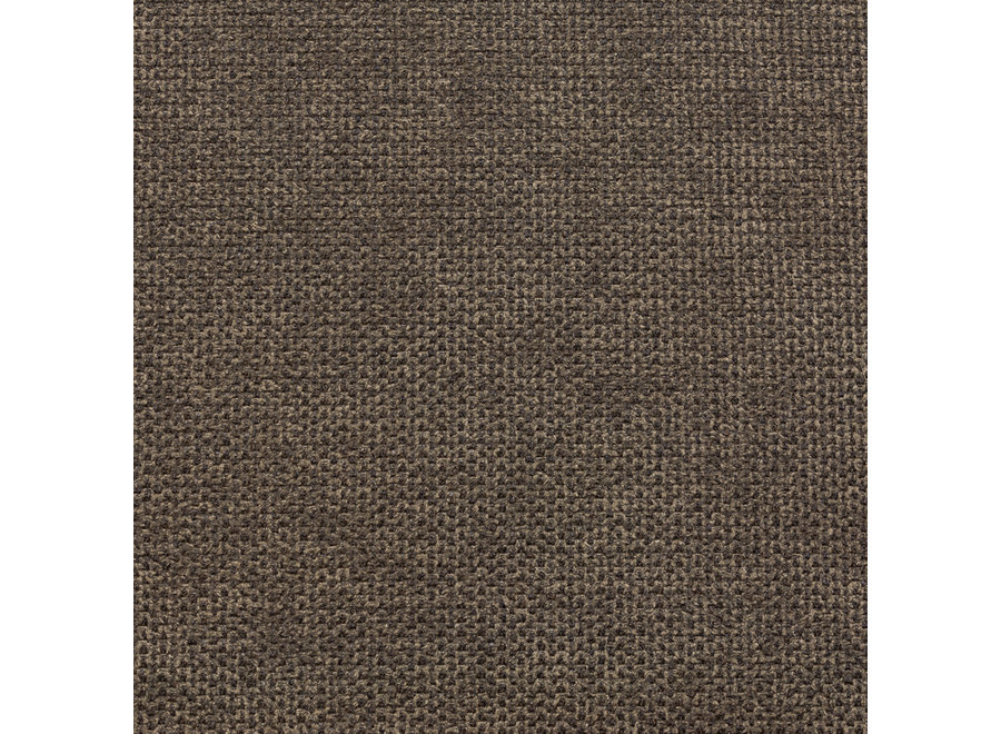 Eetkamerstoel 'Bend' - Bloq Fabric Chocolate