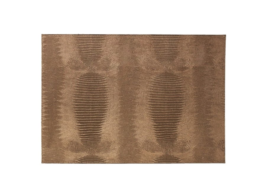 Placemat 'Doukas' Bronze - set van 2