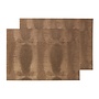 Placemat 'Doukas' - Set of 2 - Bronze