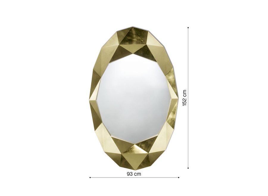 Miroir 'Precious' - Gold