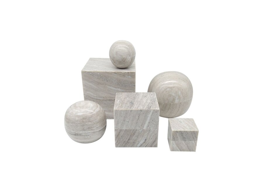 Storage box 'Marble' - Square