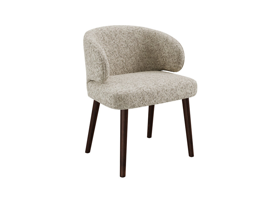 Dining chair 'Penta' - Richie Fabric Taupe