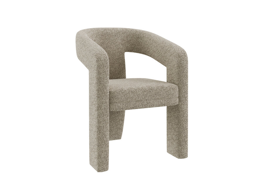 Dining chair 'Apex' - Richie Fabric Taupe