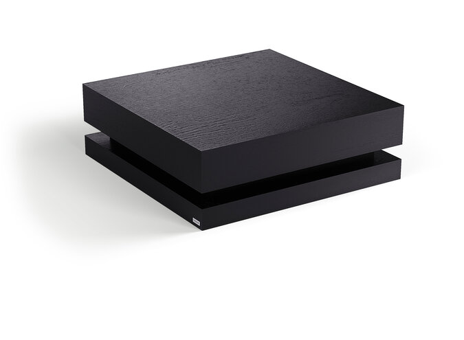 Table basse Royce Oak - Noir mat