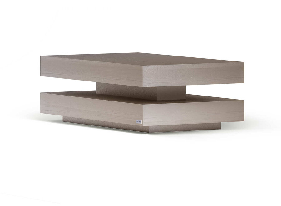 Coffee table 'Dumas' Oak - Moët Metallic