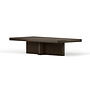 Coffee table 'Kenji' Oak - Terra Brown Metallic